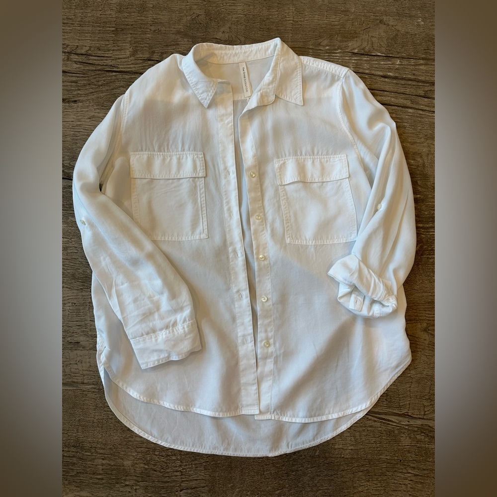 Babaton Crisp White Collared Shirt